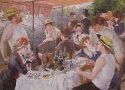Pierre-Auguste Renoir Lucheon of the Boating Party painting